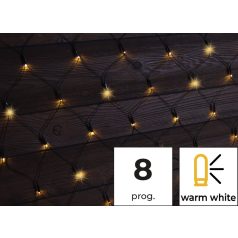   Tracon 230VAC, 5+1x1,5M, 120LED, 3,6W, 2600-2700K, IP44 CHRNOP120WW Karácsonyi fényháló, kültéri/beltéri (X22030) 5997374226776