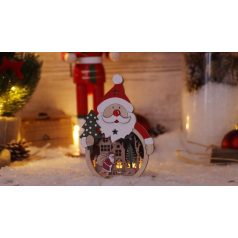   Tracon Timer 6+18h,3LED, 3000K, 2xAAA CHRSCW3WW LED karácsonyi dekoráció, mikulás, elemes (X22090) 5997374226820