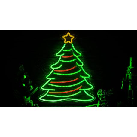 Tracon USB, 1,5m, 4,5W, RGB CHRNT NEON FLEX LED karácsonyi fenyő, USB (X25011) 5997374174824