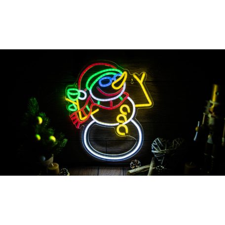 Tracon USB, 1,5m, 4,5W, RGB CHRNS NEON FLEX LED hóember, USB (X25013) 5997374174817