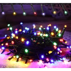   Tracon 230VAC, 5+20M, 800LED, 6W, RGB, IP44 CHRSTHOB800RGB Karácsonyi fényfüzér, színes,kültéri/beltéri (X25030) 5997374105507