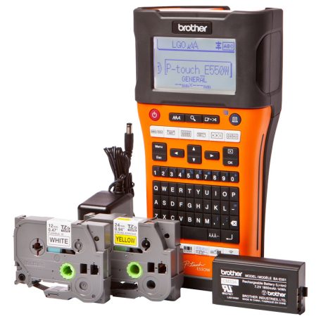 Tracon USB, WiFi, 1xTZe-S221, 1xTZe-SL251, 3,5/6/9/12/18/24mm PT-E550WNIVP Brother PT-E550WNIVP feliratozógép  5997374232630