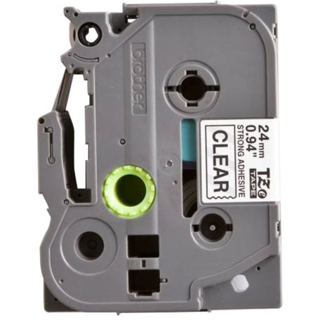 Tracon 9 mm / 8 m TZE-S121 Brother  TZe-S121 szalagkazetta, átlátszó alap, fekete betű 5997374232661