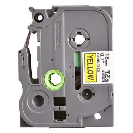 Tracon 24 mm / 8 m TZE-FX651 Brother  TZe-FX651 szalagkazetta, sárga alap, fekete betű 5997374232654