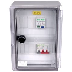   Tracon 280×210×130mm,IP65,IK10,AC1+2, 230V, In:16A, Iimp:12.5kA, SPBPV116 Túlfeszültség-védelmi doboz fotovoltaikus rendszerekhez 5997374228268