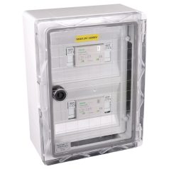   Tracon 380x260x130mm, IP65, DC1+2, Un=1000VDC SPBPVDC2BCS Túlfeszültség-védelmi doboz fotovoltaikus rendszerekhez 5997374231725