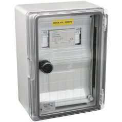   Tracon 320x210x130mm, IP65, DC1+2, Un=1000VDC SPBPVDC1BCS Túlfeszültség-védelmi doboz fotovoltaikus rendszerekhez 5997374231701