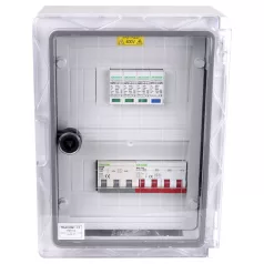   Tracon 330×250×130mm,IP65,IK10,AC1+2, 400V, In:16A, Iimp:12.5kA, SPBPV316 Túlfeszültség-védelmi doboz fotovoltaikus rendszerekhez 5997374228282