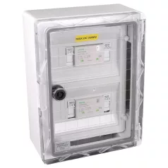   Tracon 380x260x130mm, IP65, DC1+2, Un=1000VDC SPBPVDC2BCS Túlfeszültség-védelmi doboz fotovoltaikus rendszerekhez 5997374231725