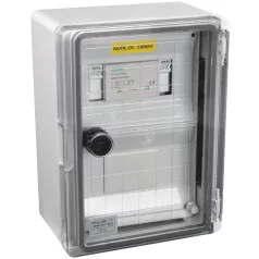   Tracon 320x210x130mm, IP65, DC1+2, Un=1000VDC SPBPVDC1BCS Túlfeszültség-védelmi doboz fotovoltaikus rendszerekhez 5997374231701