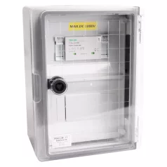   Tracon 280×210×130mm, IP65, DC1+2, Un=1000VDC SPBPVDC1B Túlfeszültség-védelmi doboz fotovoltaikus rendszerekhez 5997374231695