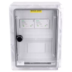   Tracon 330x250x130mm, IP65, DC1+2, Un=1000VDC SPBPVDC2 Túlfeszültség-védelmi doboz fotovoltaikus rendszerekhez 5997374228305