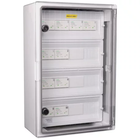 Tracon Ucpv: 1200V; Iimp:12,5kA; In:20kA; Imax:50kA; Up:4kV SPBPVDC10 Túlfeszültség-védelmi doboz fotovoltaikus rendszerekhez 5997374229425