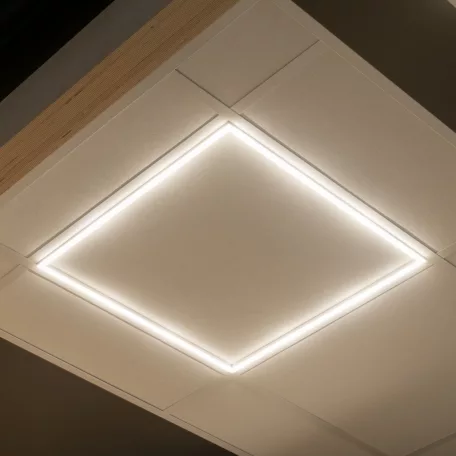KANLUX LED dekorációs keret foglattal, fényforrás nélkül AVAR CCT LED panel keret 26779