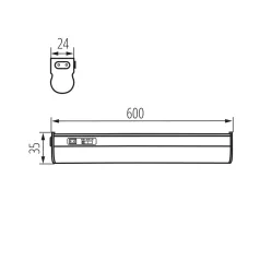 KANLUX Bútorvilágító LED lámpatest MERA CCT  29216