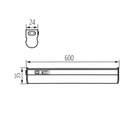 KANLUX Bútorvilágító LED lámpatest MERA CCT  29216