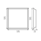 KANLUX Süllyesztett LED panel MILEDO BAREV ECO N Miledo 31176