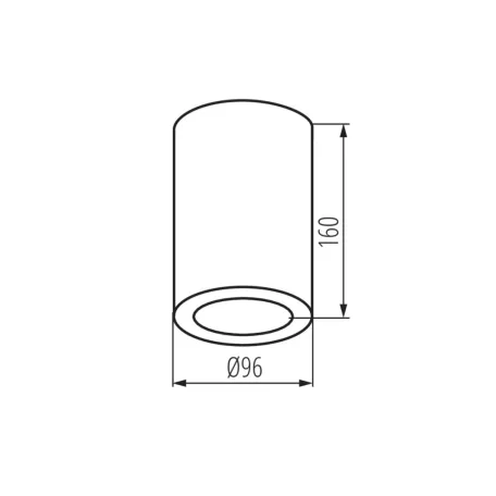 KANLUX  AQILO IP65 lámpa E27 36643
