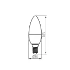 KANLUX LED fényforrás IQ-LED IQ-LED C35 E14 36684