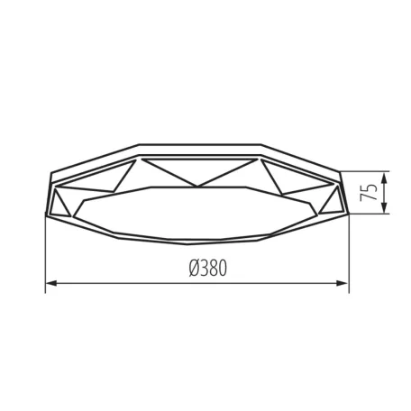 KANLUX Mennyezeti LED lámpa CARVO LED  37321