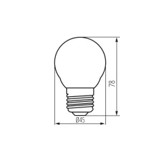 KANLUX LED fényforrás XLED G45 E27 37388