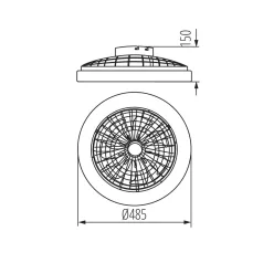 KANLUX  PLAVE LED CCT lámpa  38034