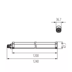 KANLUX LED lámpatest TP SLIM N  38940