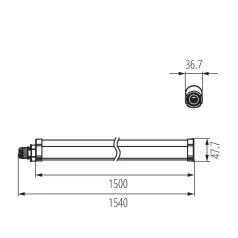 KANLUX LED lámpatest TP SLIM N  38941