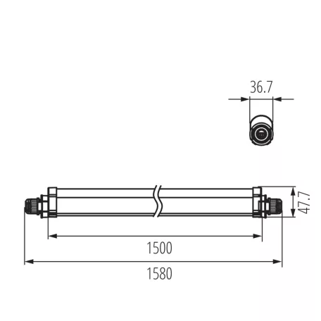 KANLUX LED lámpatest TP SLIM TW sorolható (max. 10) 38943
