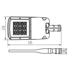 KANLUX Kültéri LED lámpatest PRO-S Zhaga  39297